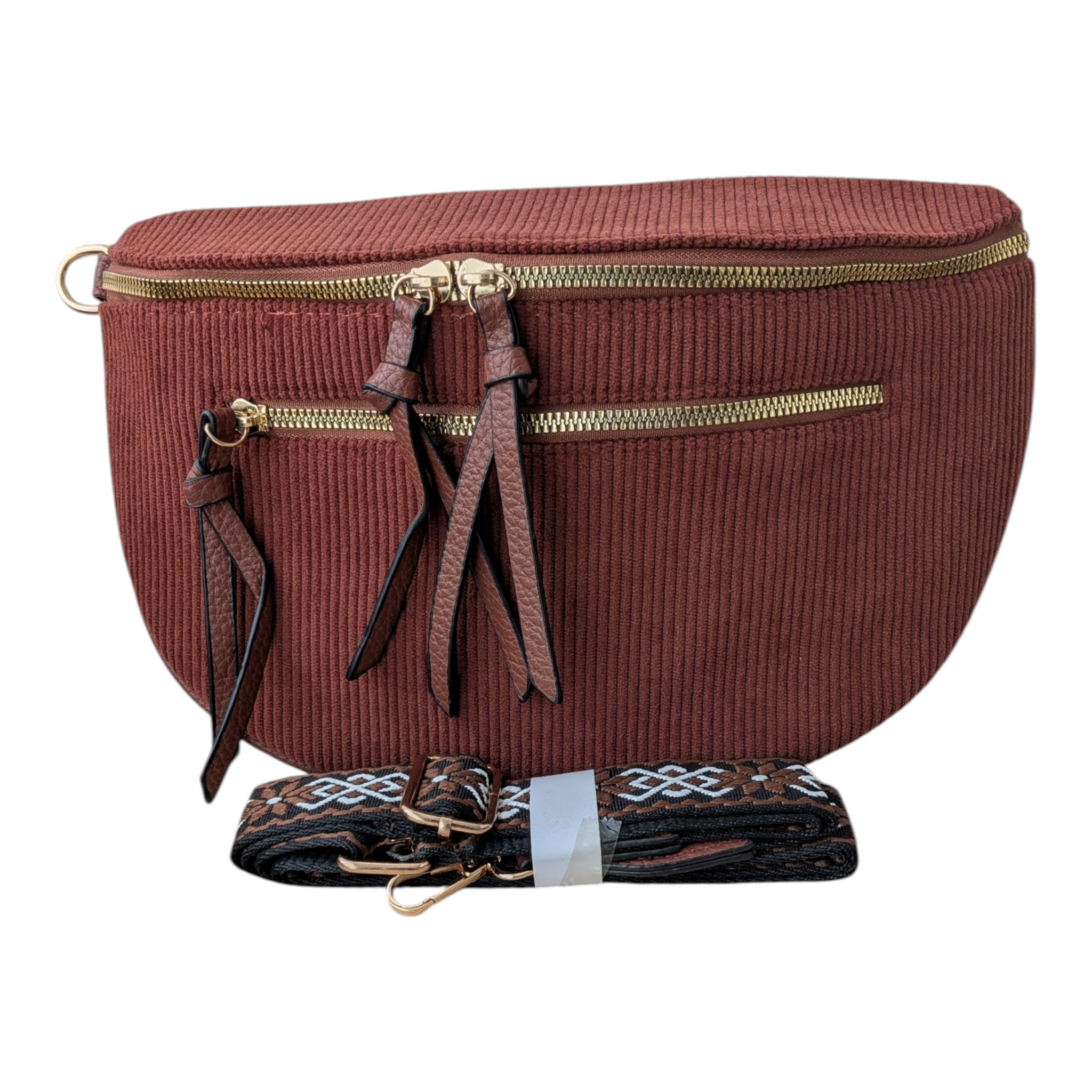 Sac Banane En Velours Côtelé