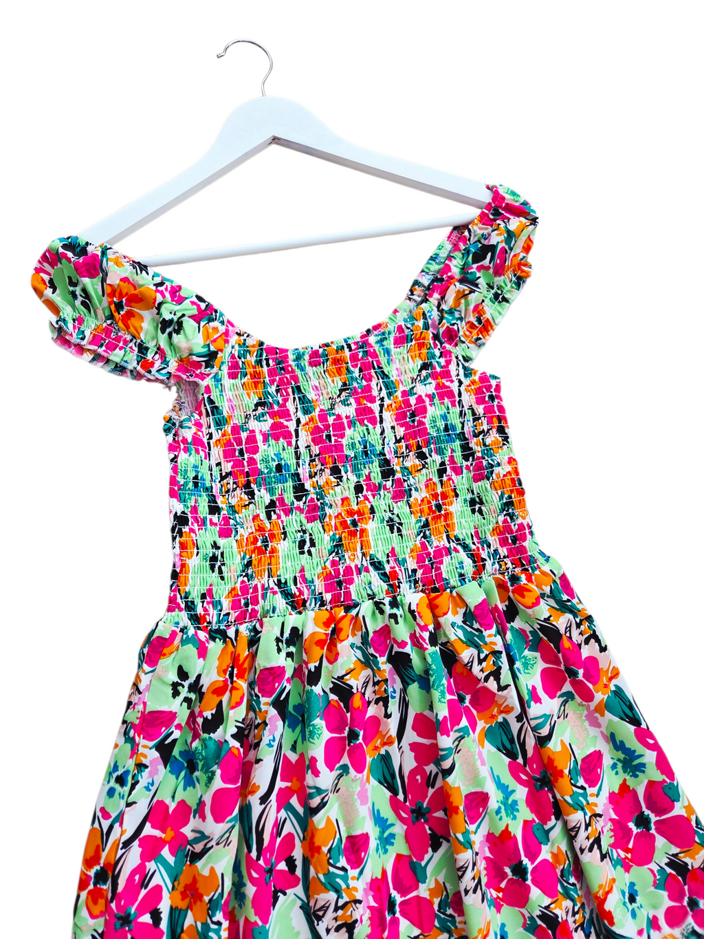 Robe smockée