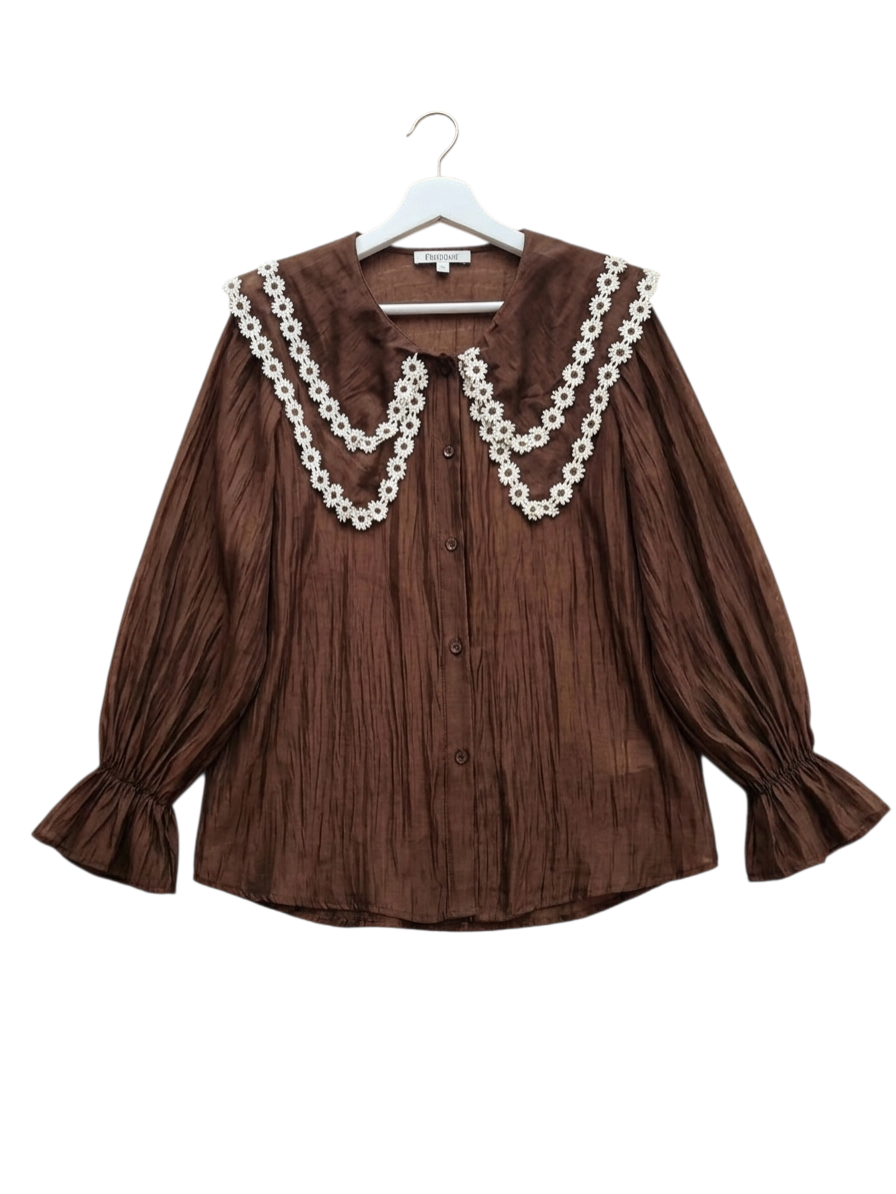 Chemise col fantaisie