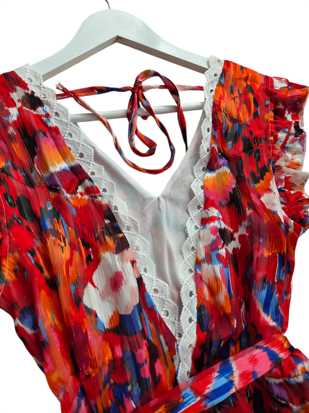 Robe dos broderie