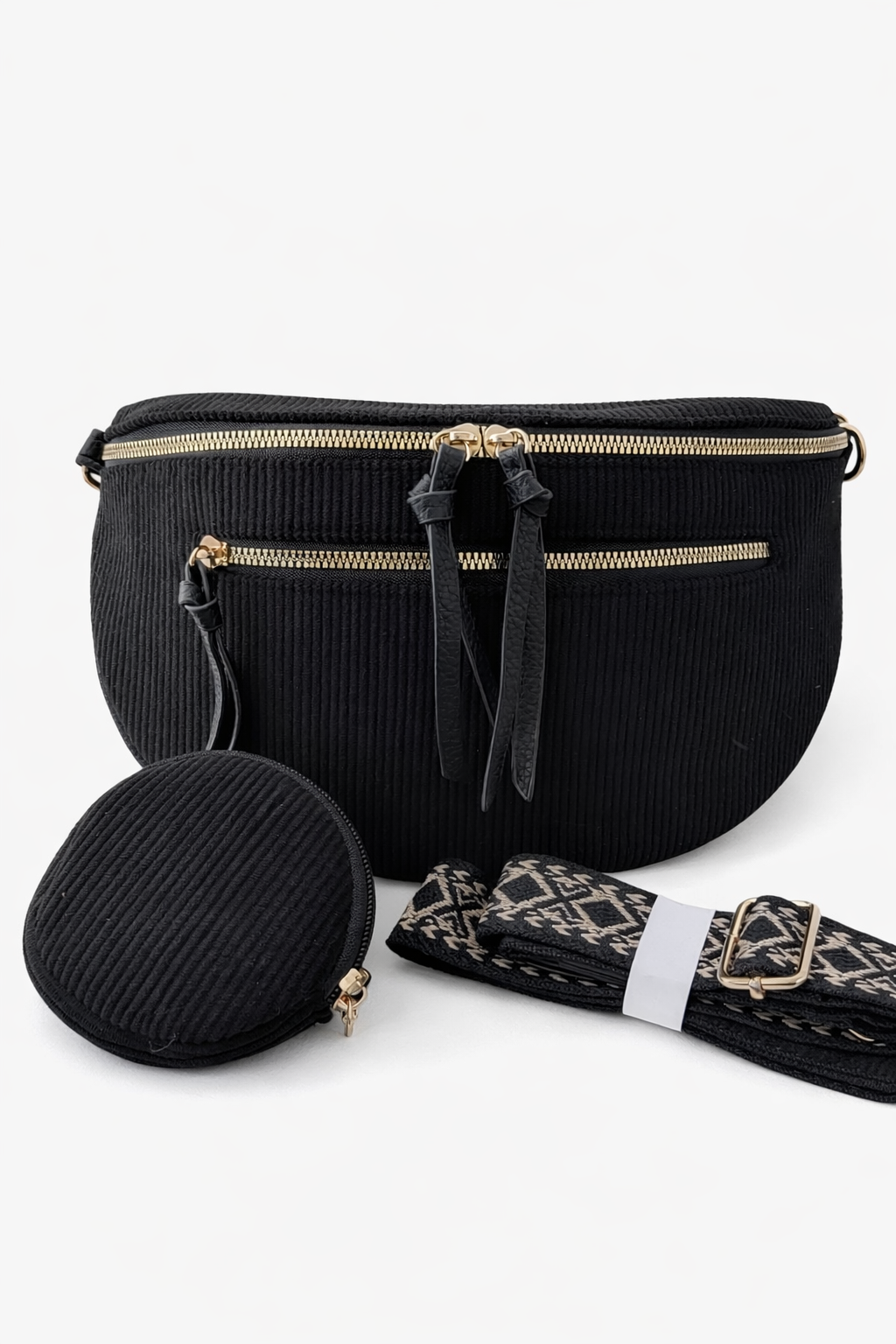 Sac Banane En Velours Côtelé