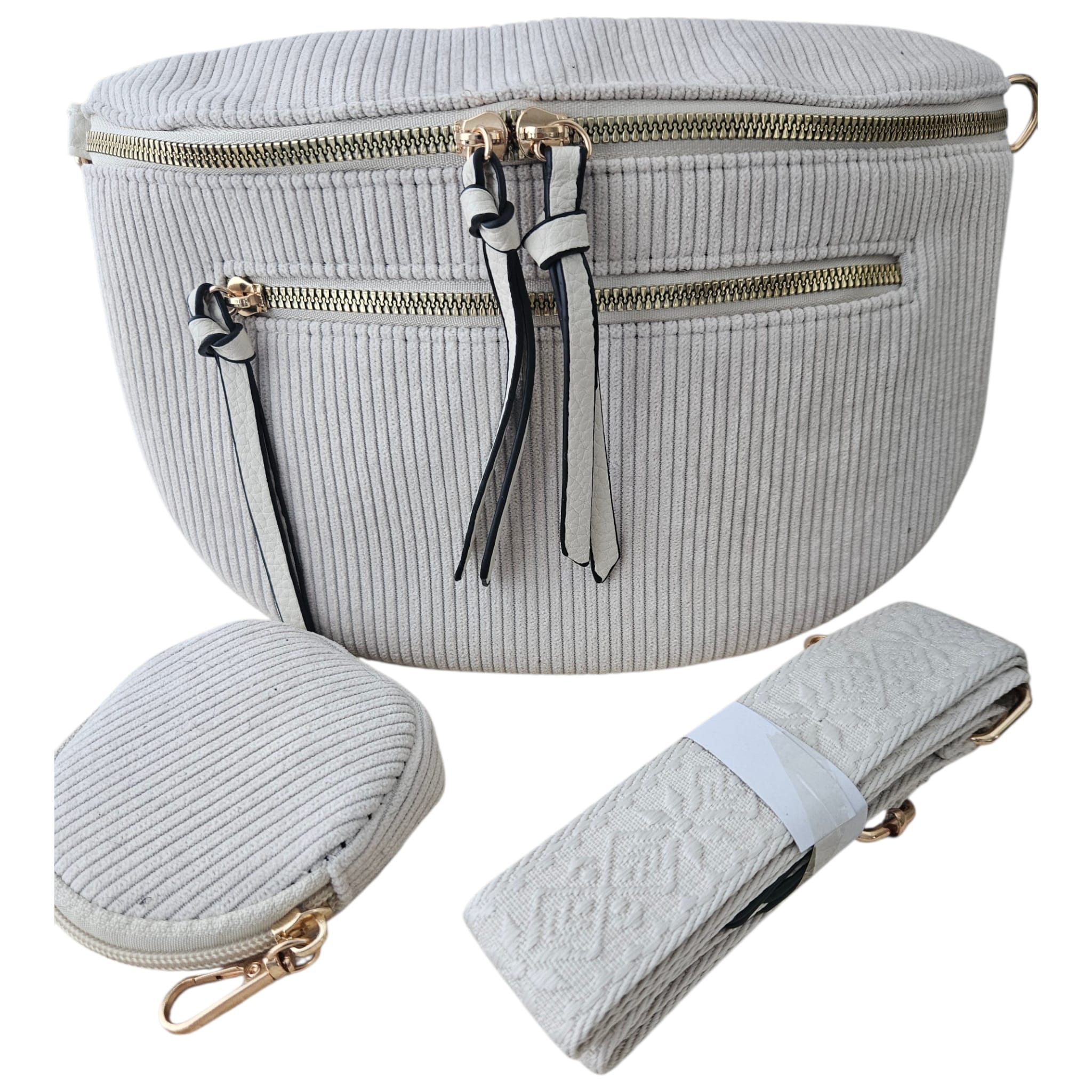 Sac Banane En Velours Côtelé