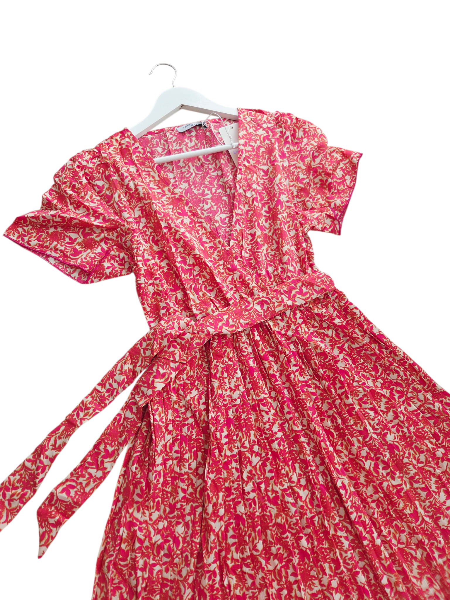 Robe longue cache-cœur