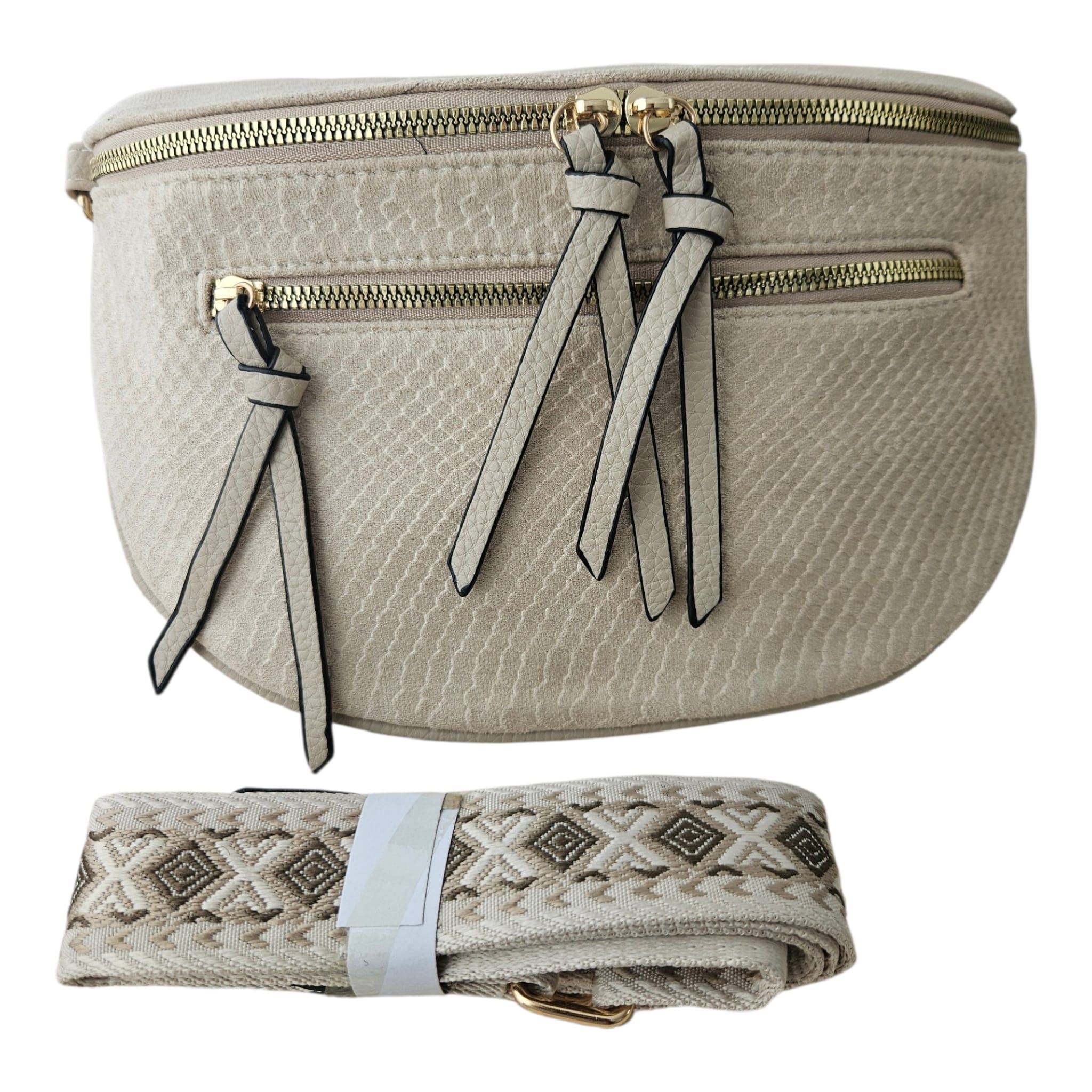 Sac Banane Embossé Python