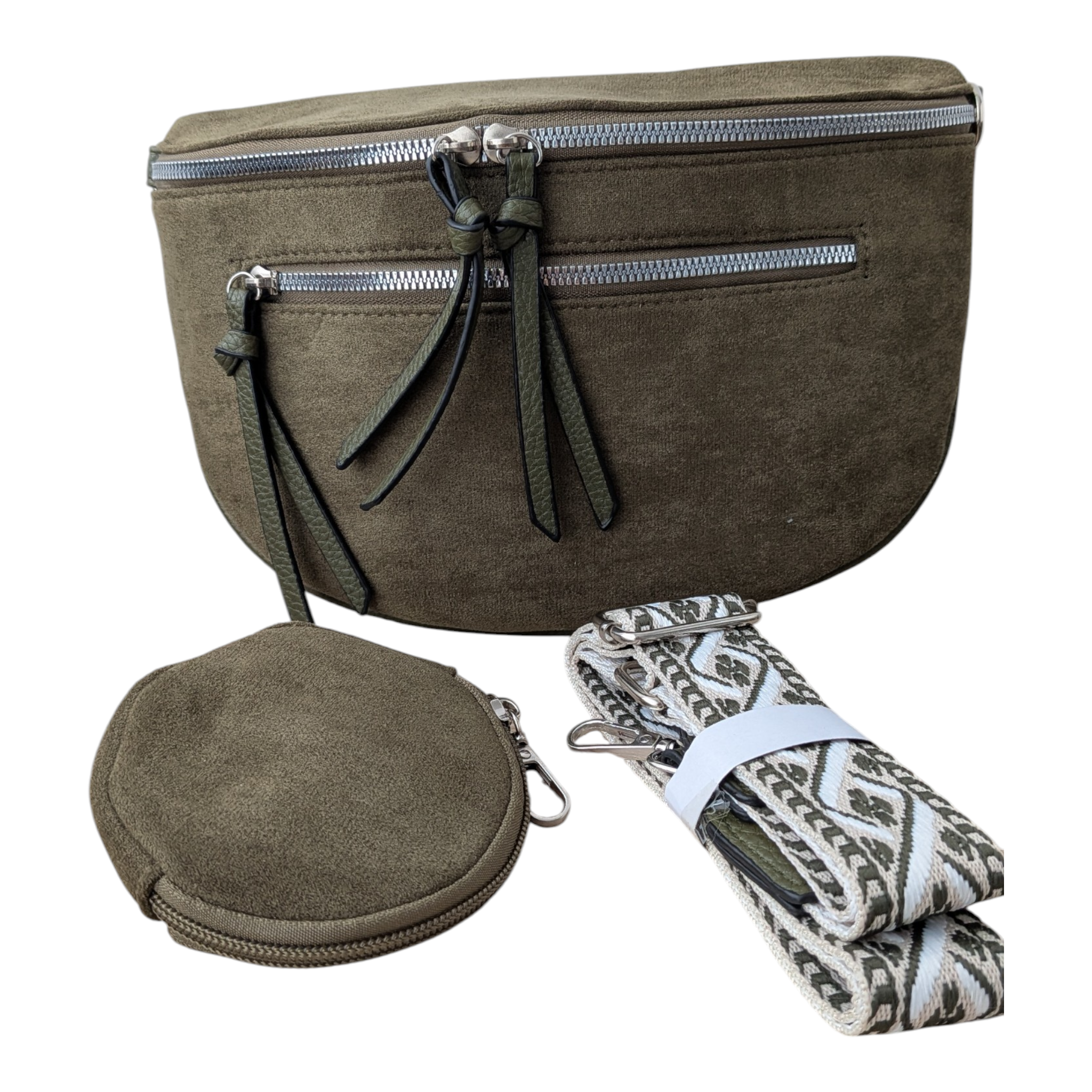 Sac Banane Toucher Daim