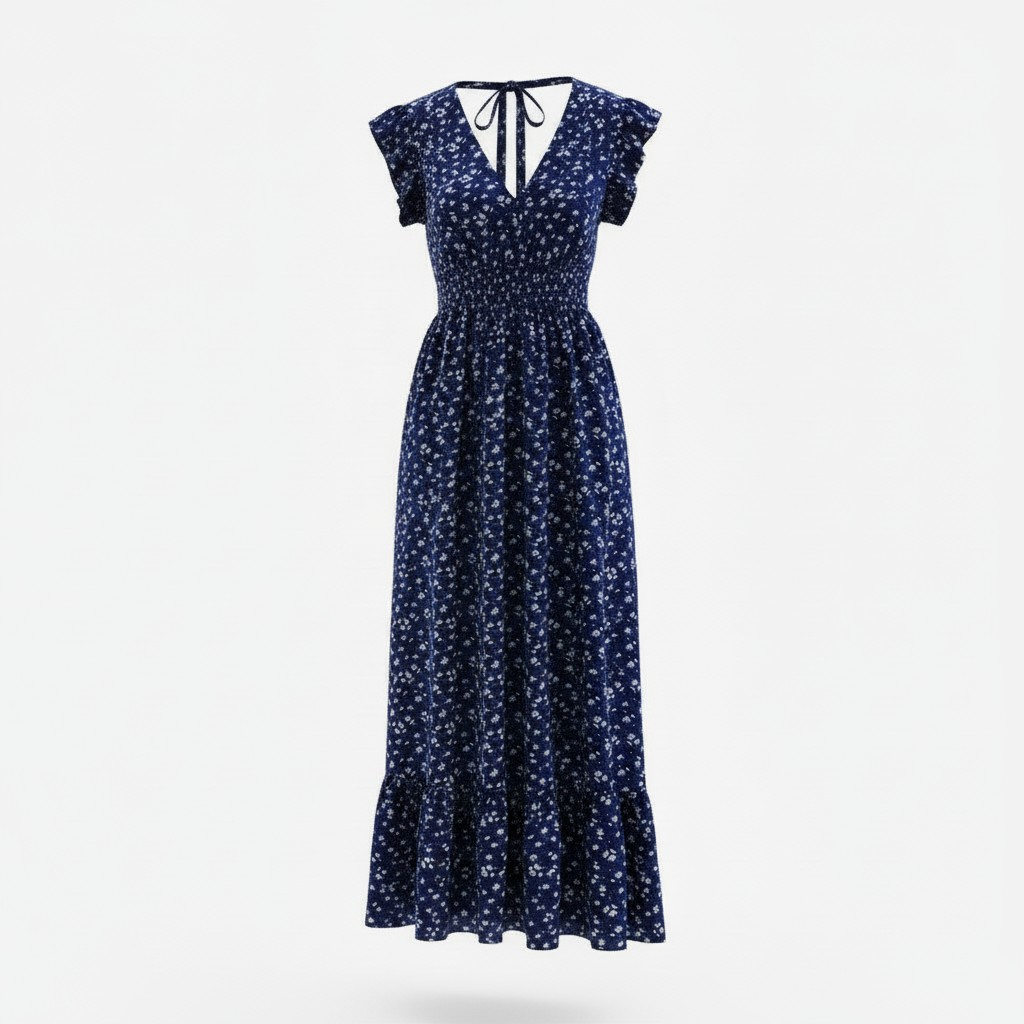 Robe longue dos nu