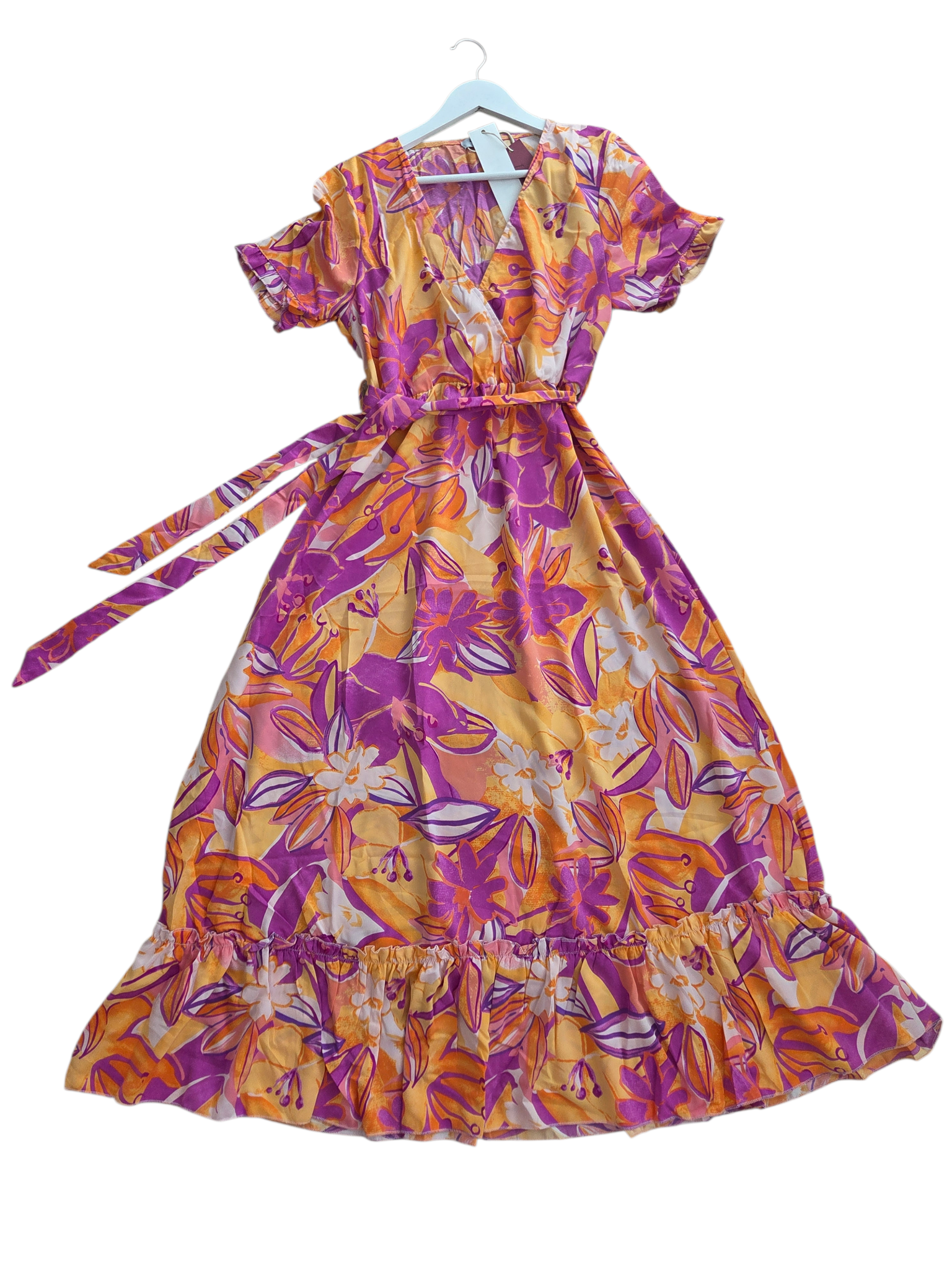 Robe longue tropicale