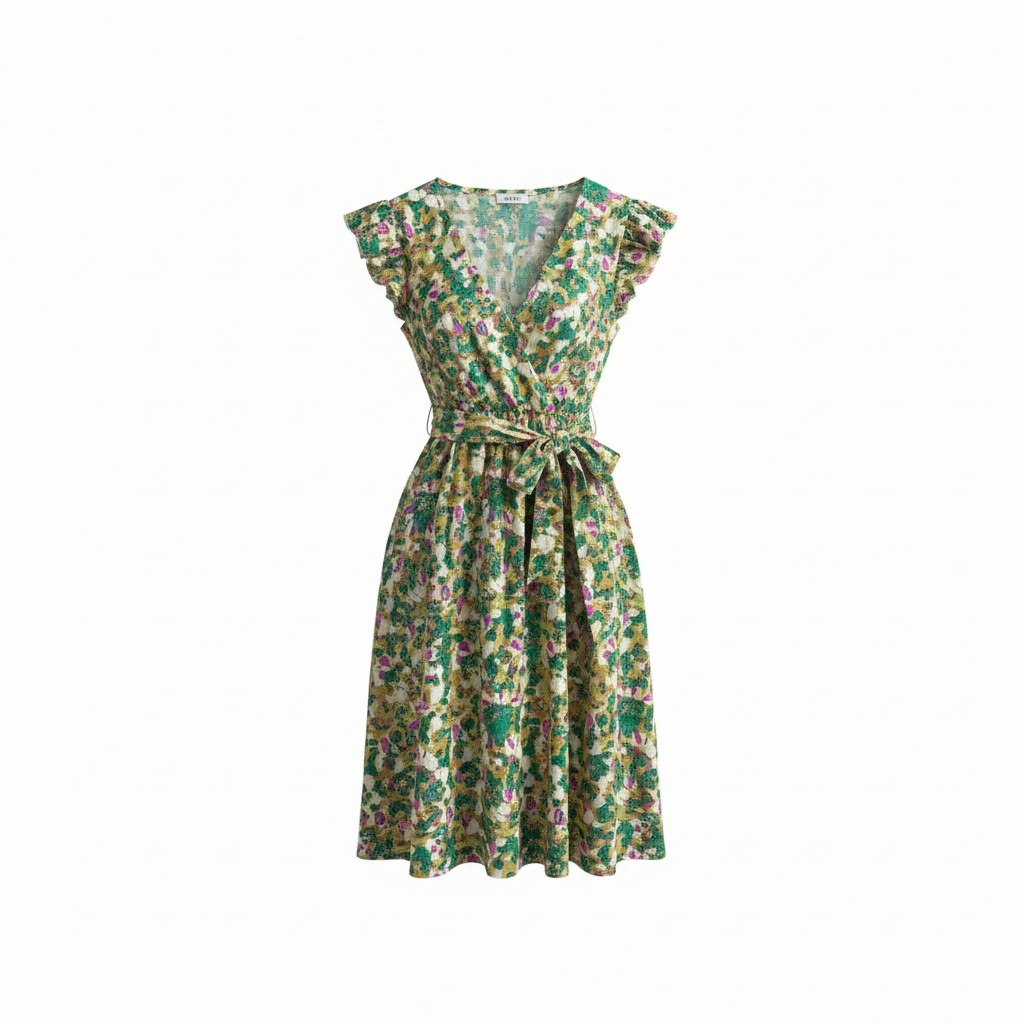 Robe été cache cœur