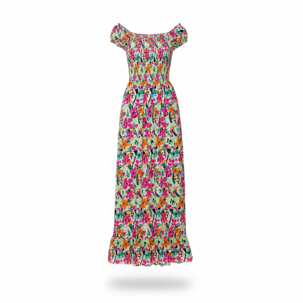 Robe smockée