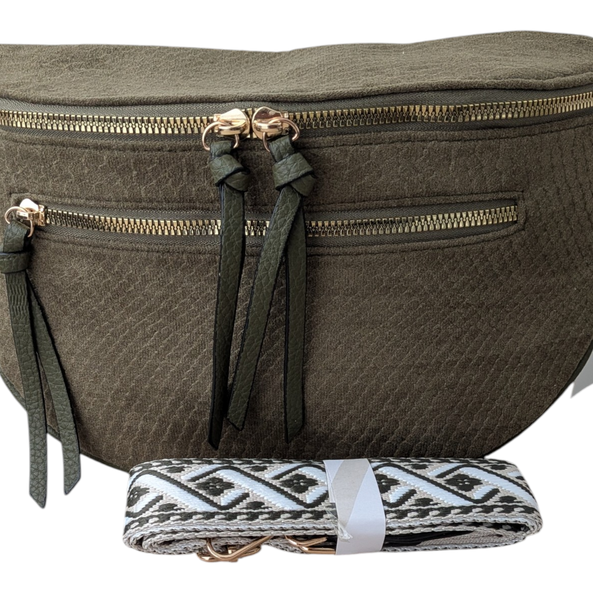 Sac Banane Embossé Python