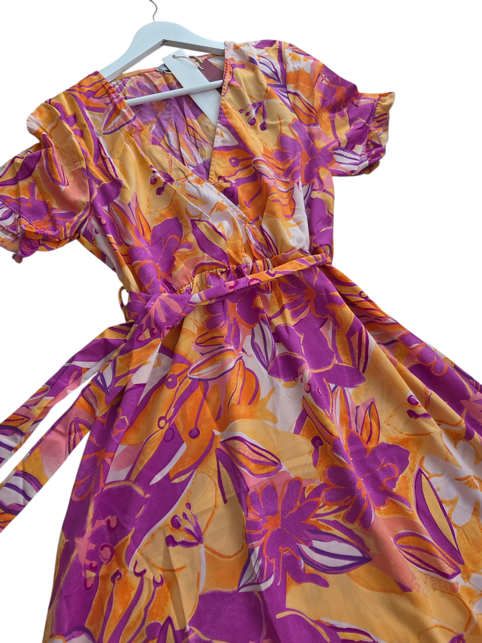 Robe longue tropicale