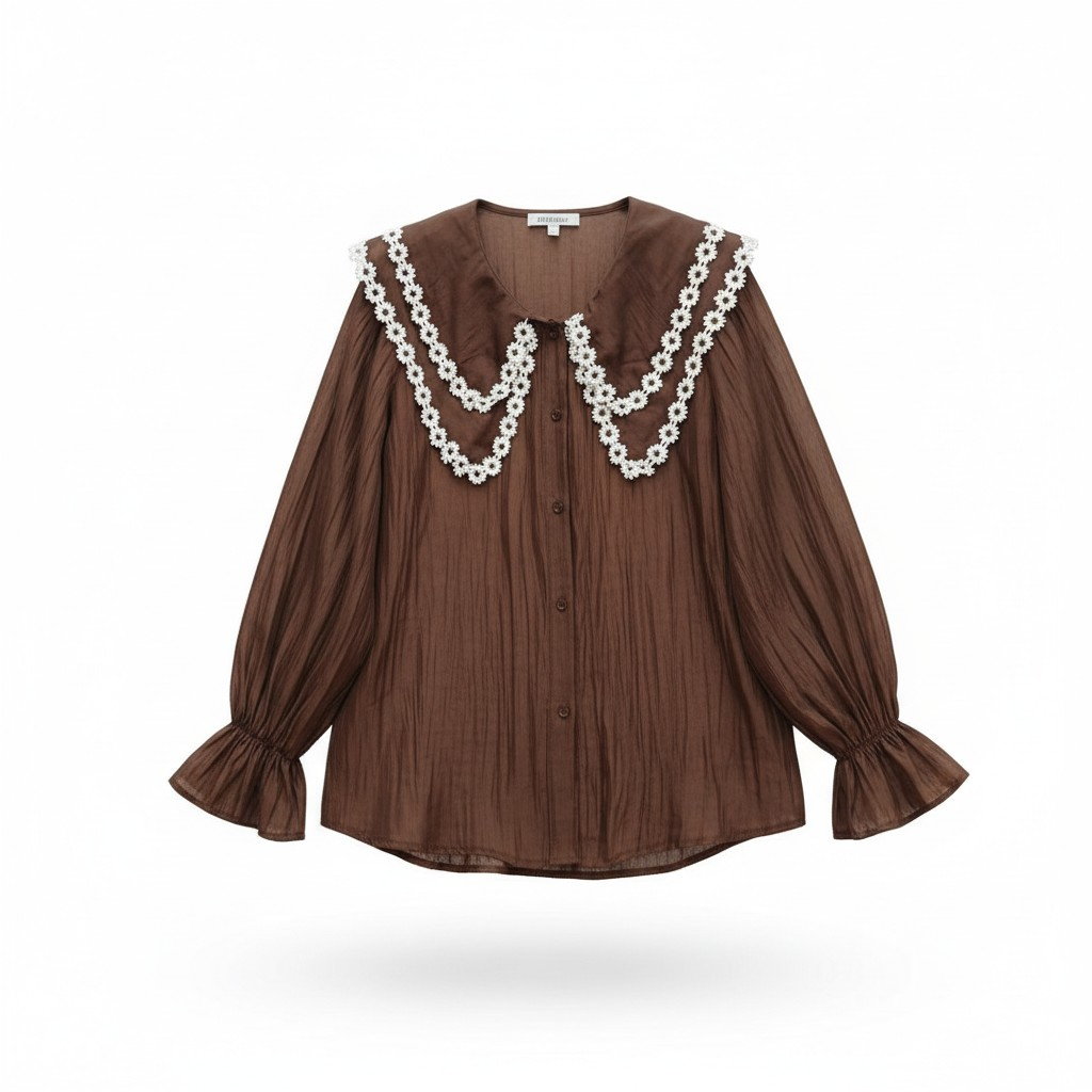 Chemise col fantaisie